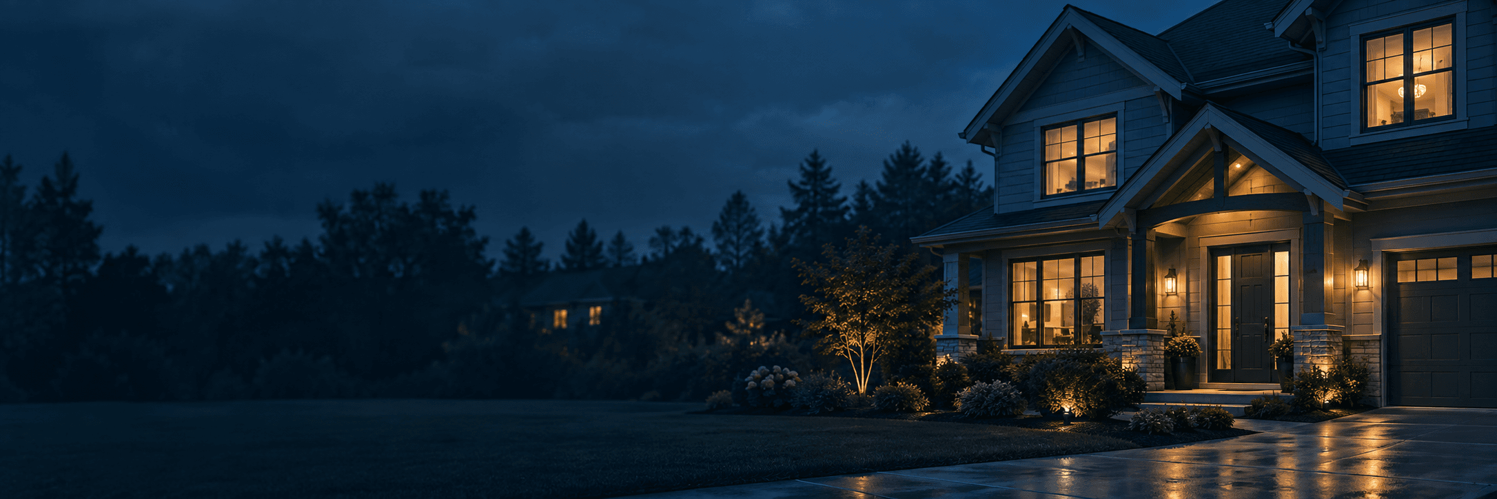 Handyman-ready Overland Park, Kansas home at dusk